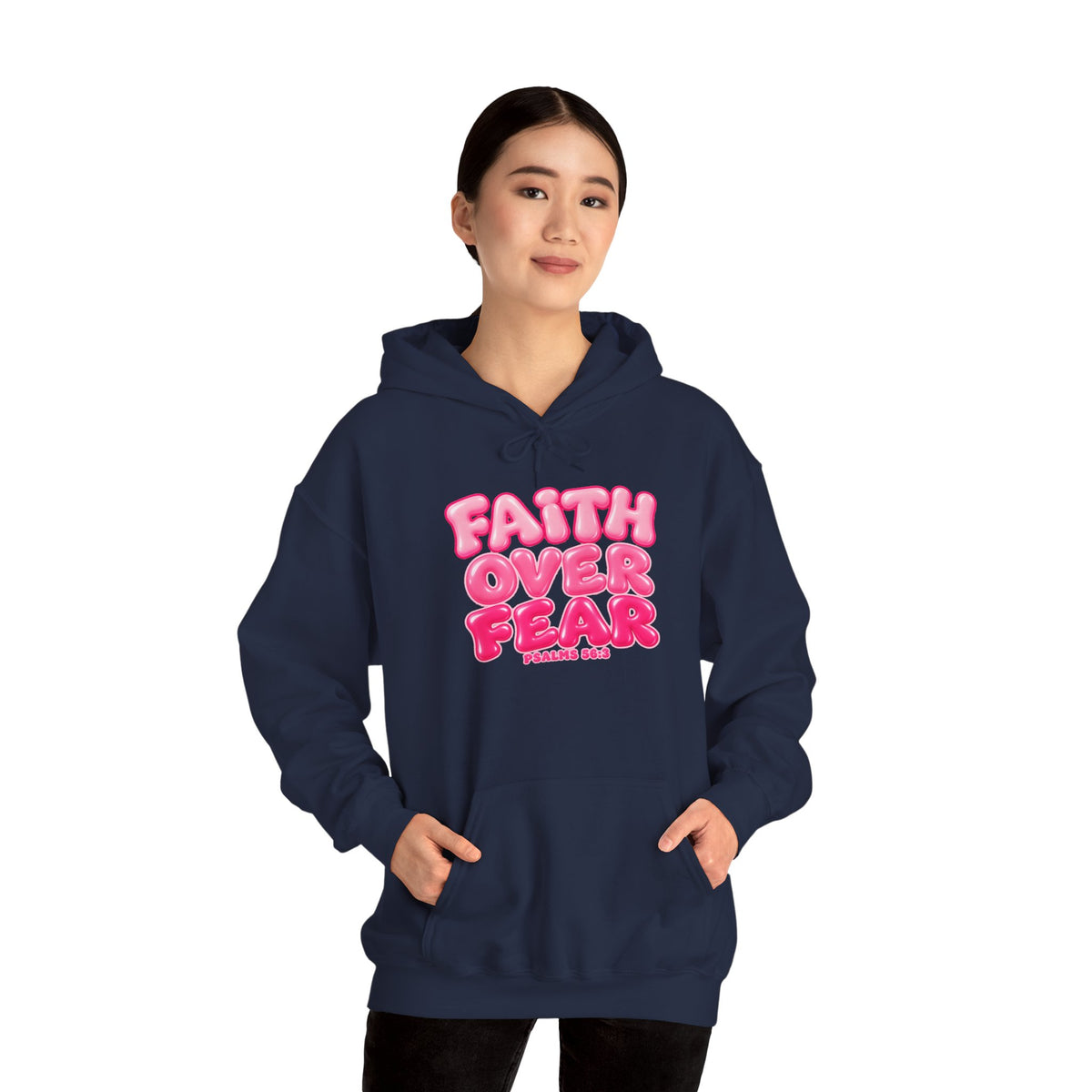 Faith Over Fear Inspirational Hoodie