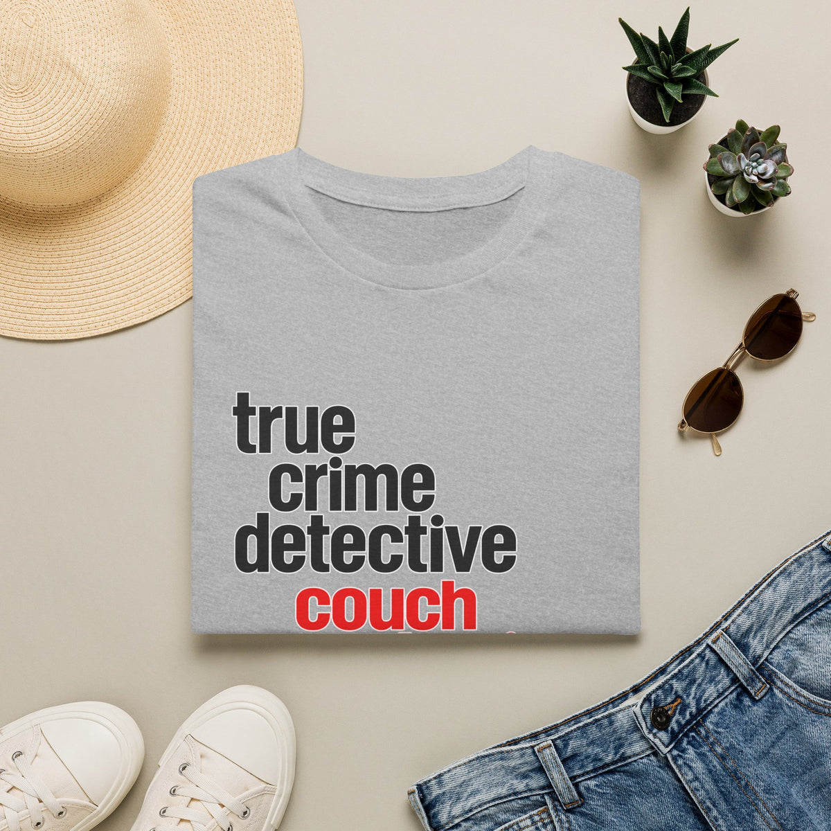 True Crime Detective Couch Division T-Shirt