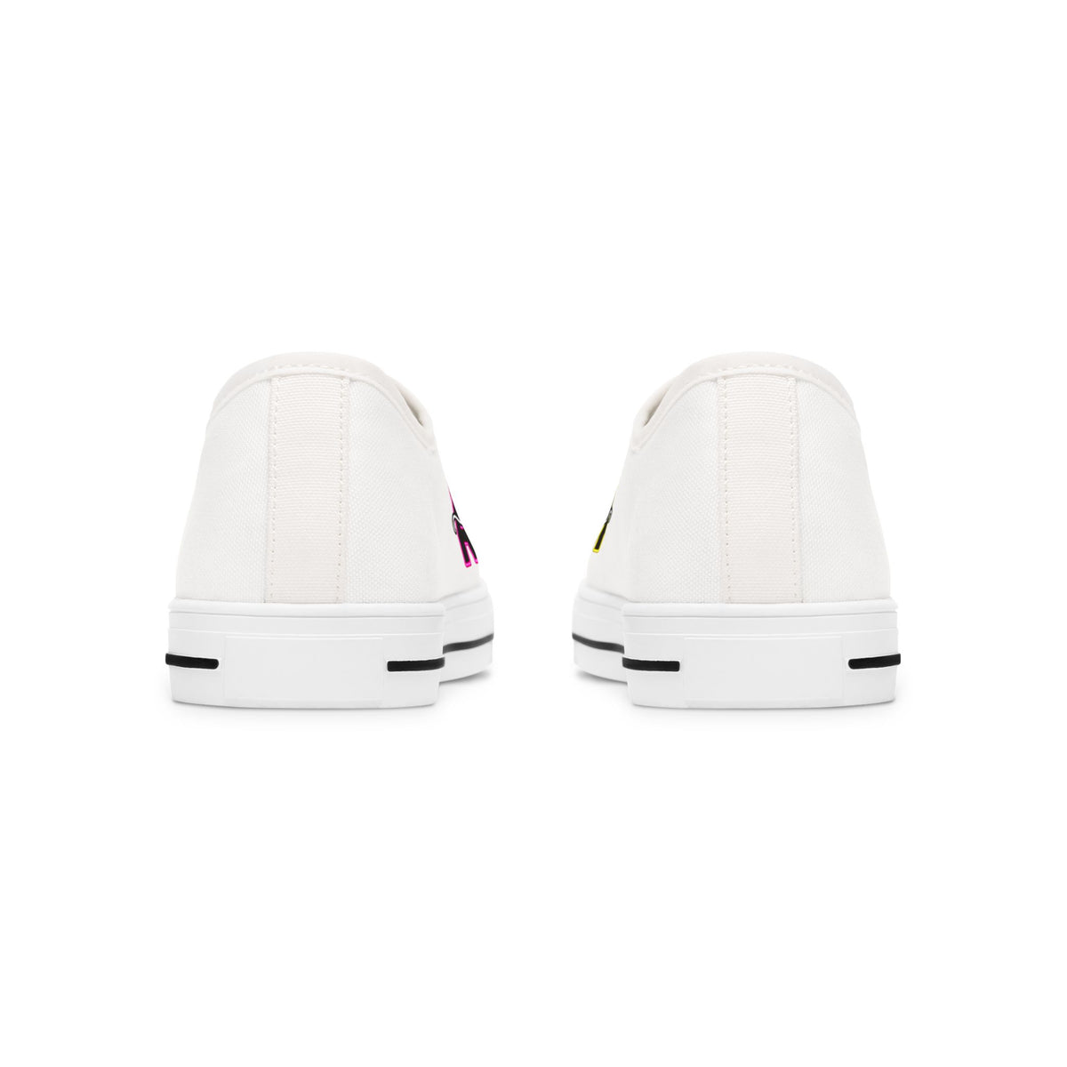 Low Top Sneakers — "Autism Mama" Multicolor Graphic