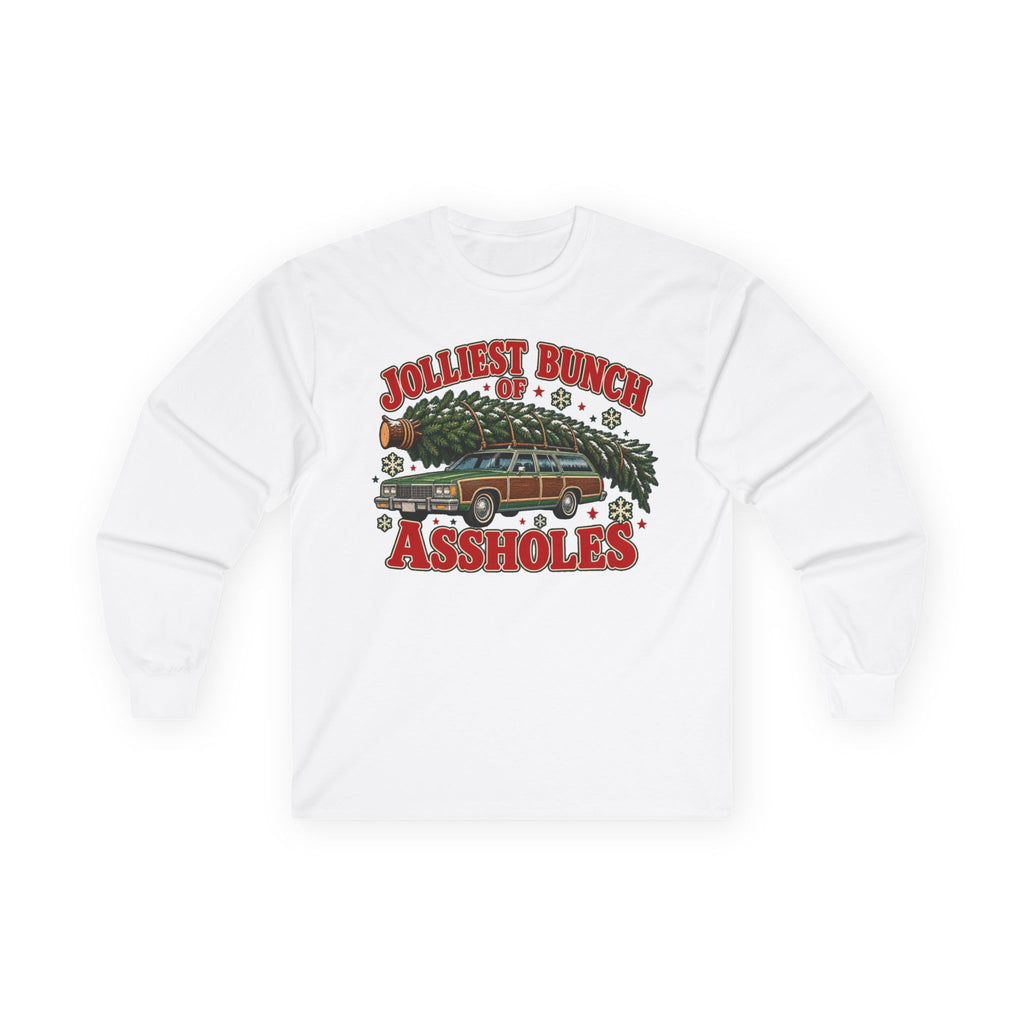 Jolliest Bunch of Assholes Christmas Long Sleeve Tee