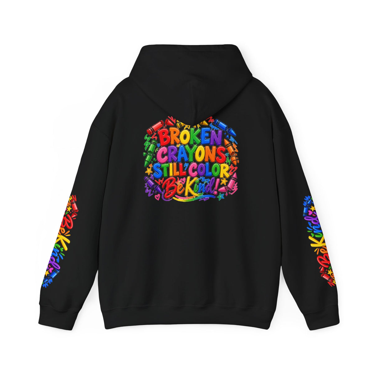 Broken Crayons Still Colorful Rainbow Art Hoodie