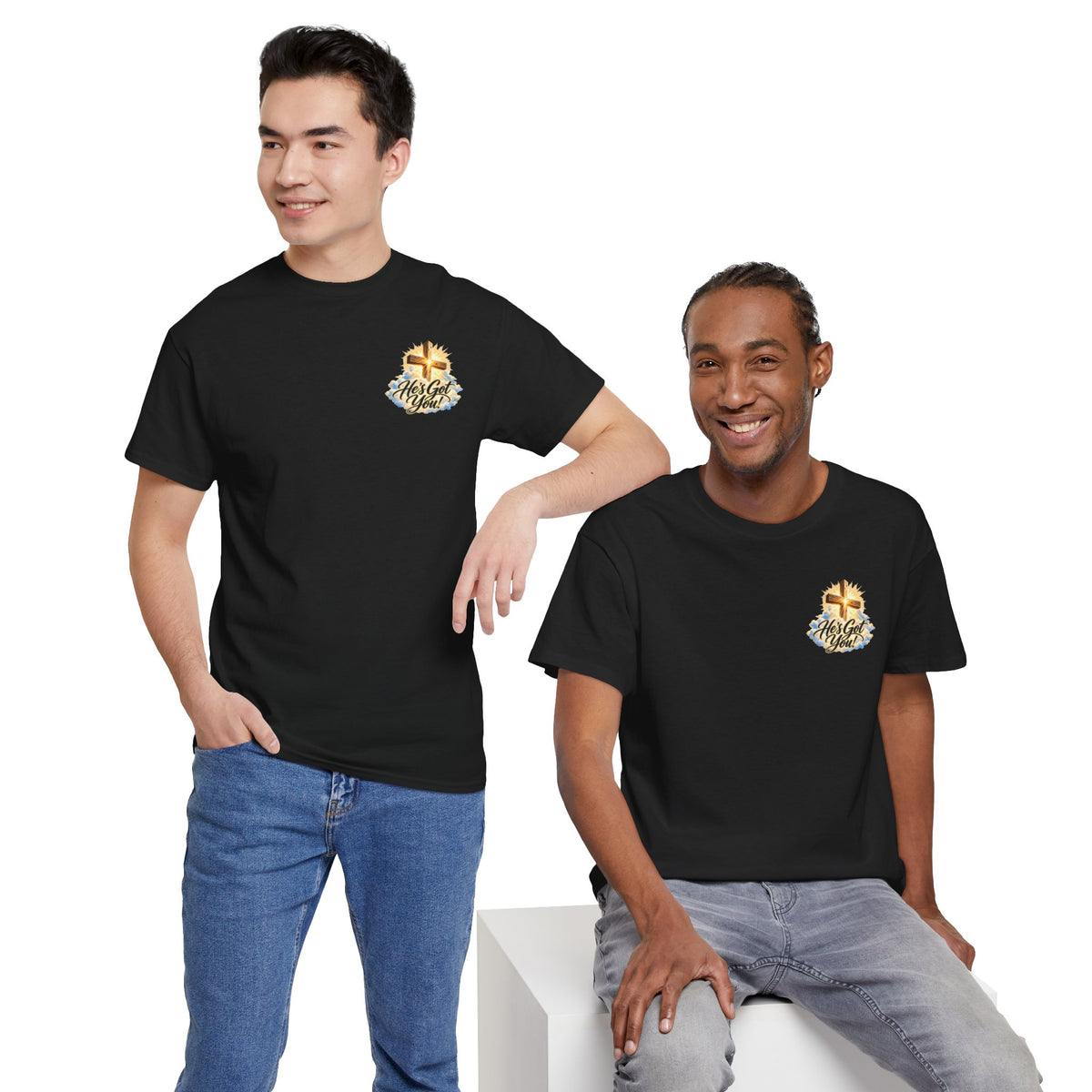 Don't Overthink It He's Got You Tee — Christian Cross Inspirational T‑Shirt