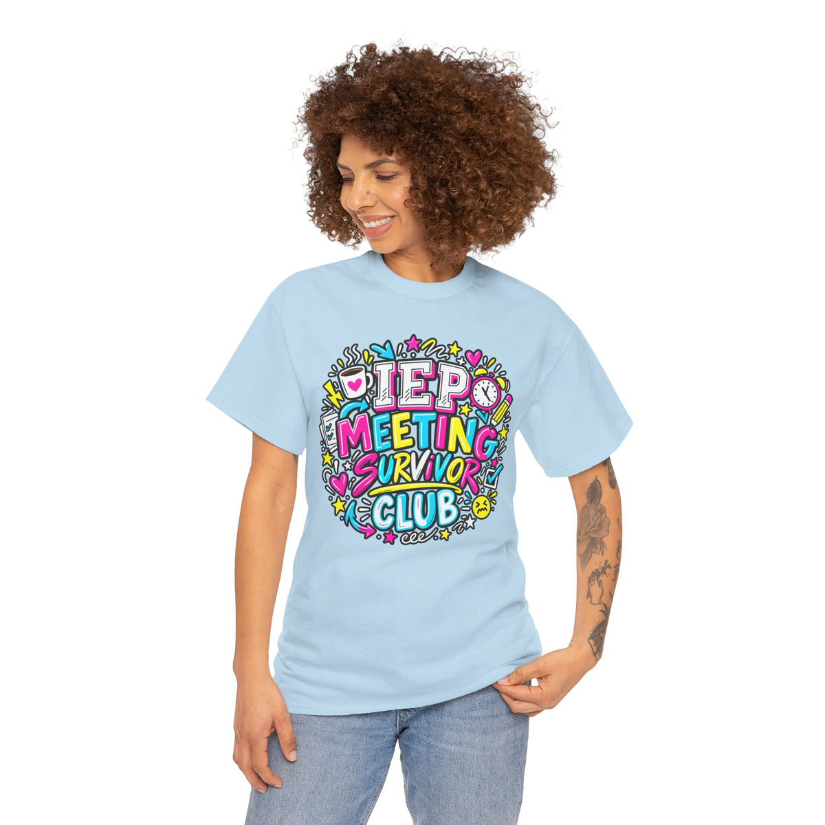 Video Meeting Survivor Club T-Shirt — Funny Remote Work Tee