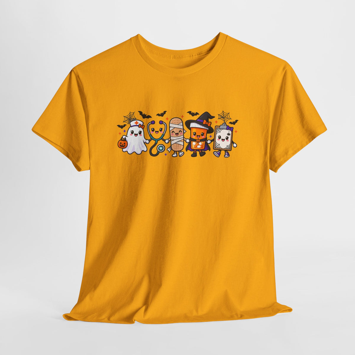 Halloween Candy Characters Tee — Cute Trick-or-Treat Ghosts & Candy Corn Shirt
