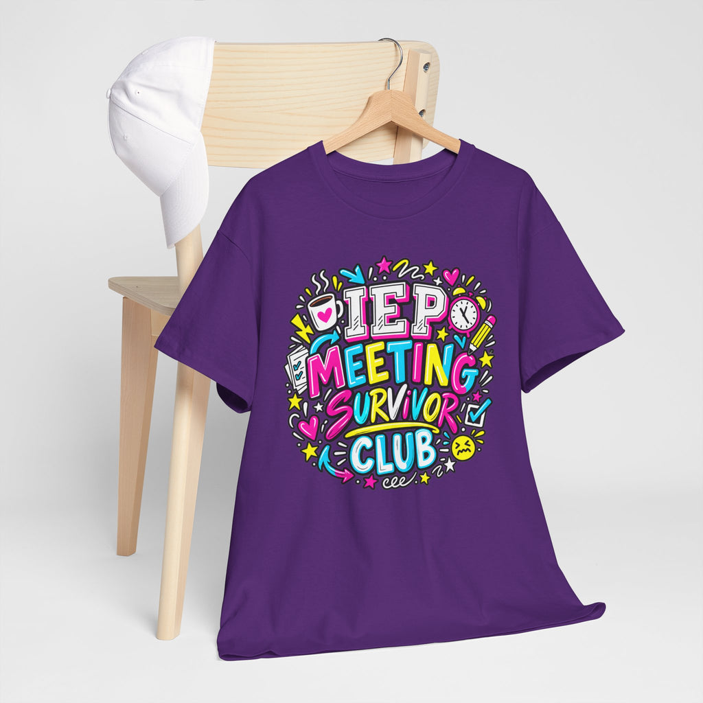Video Meeting Survivor Club T-Shirt — Funny Remote Work Tee