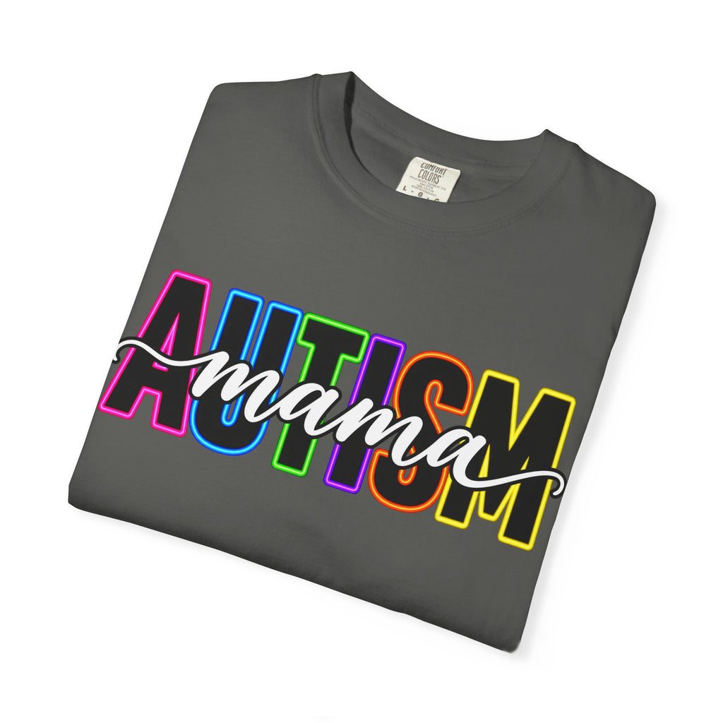 Autism Mama T-Shirt — Colorful Pride Support Tee for Moms