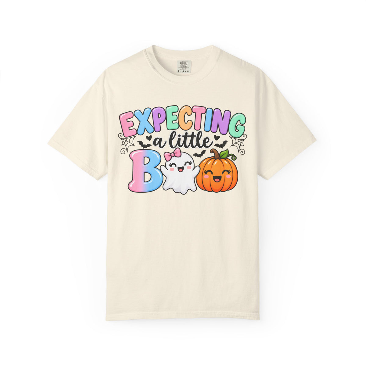 Expecting a Little Boo Maternity T-Shirt — Cute Halloween Pregnancy Tee