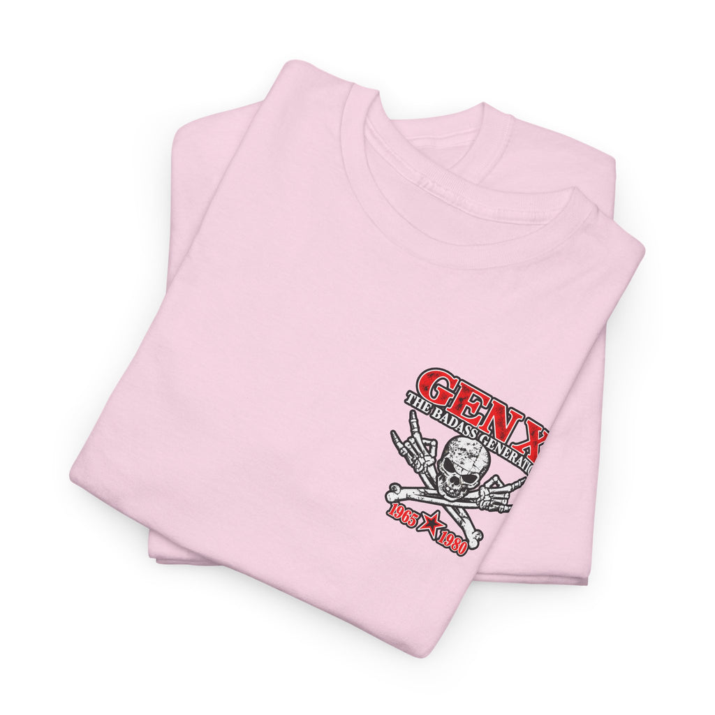 Gen X T‑Shirt — "The Badass Generation" Skull & Crossbones Retro Tee