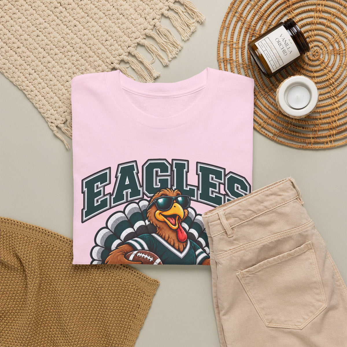 Eagles Thanksgiving Football Tee