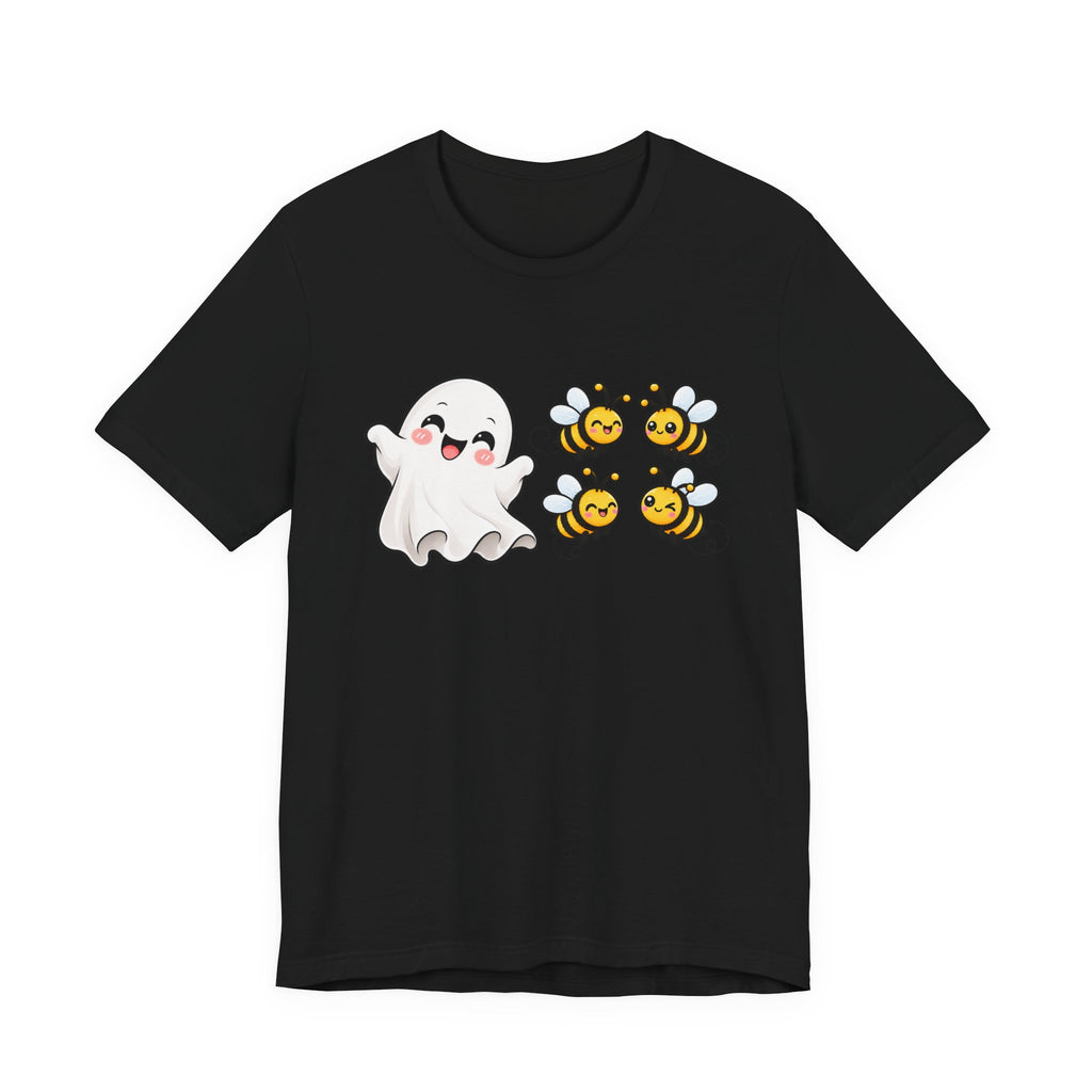 Boo & Bees Halloween Tee – Cute Ghost & Bee Shirt | Spooky Season Must-Have