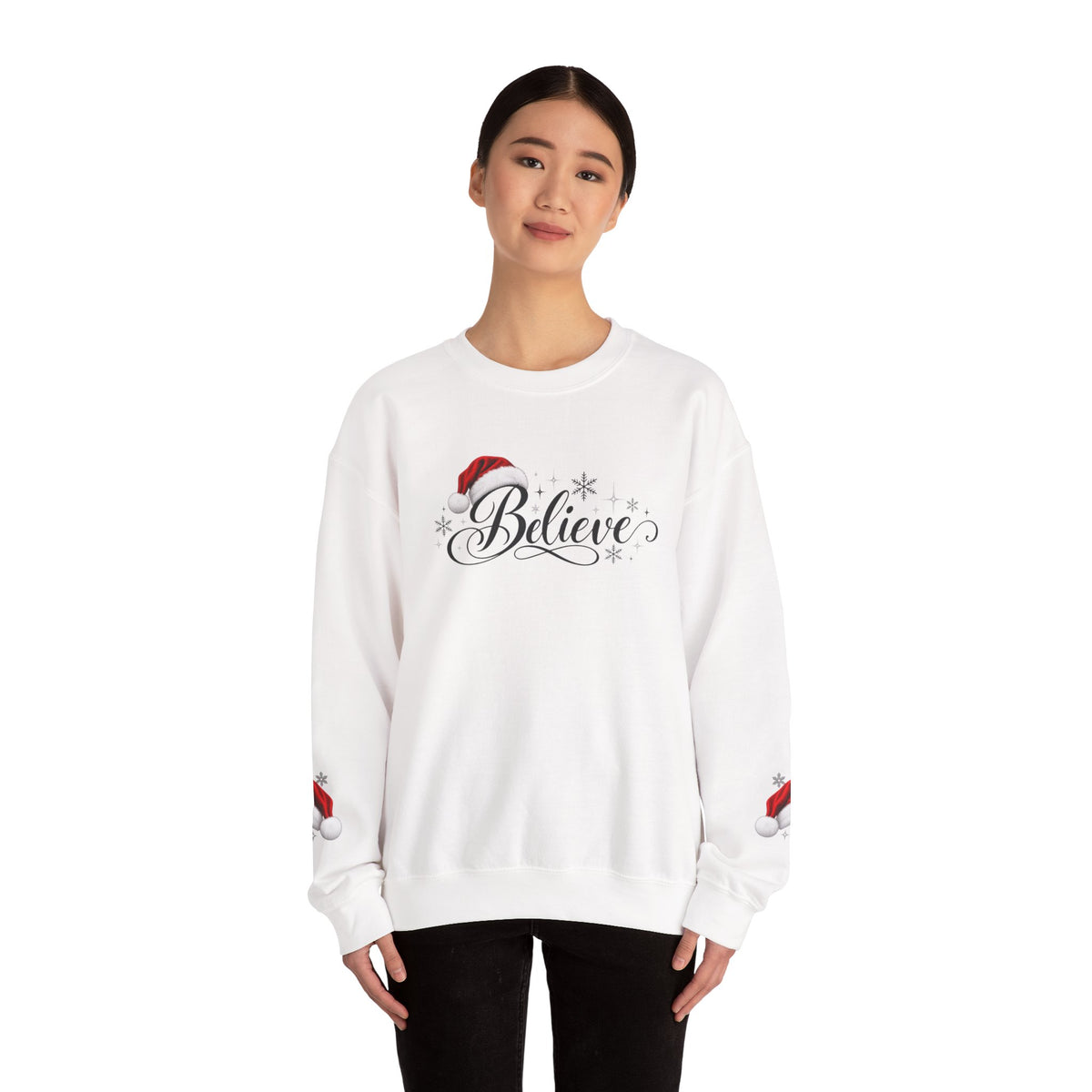 Believe Christmas Crewneck Sweatshirt