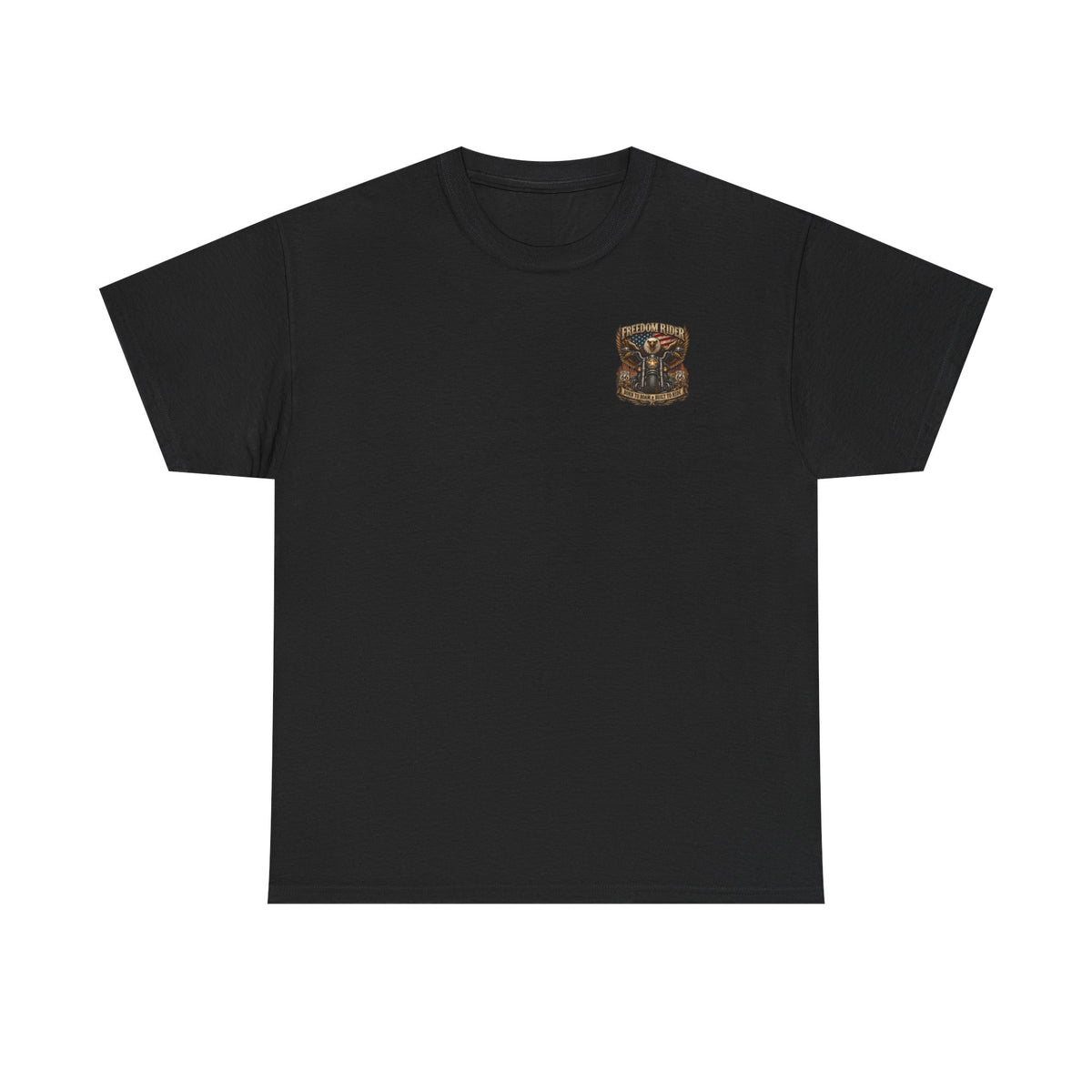 Freedom Rider Motorcycle T‑Shirt — Born to Roam Vintage Biker Tee