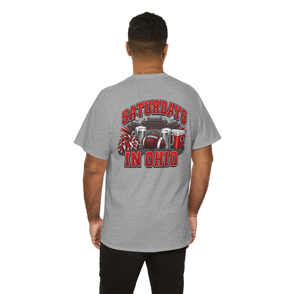 T-Shirt — Saturdays in Ohio Football & Tailgate Tee