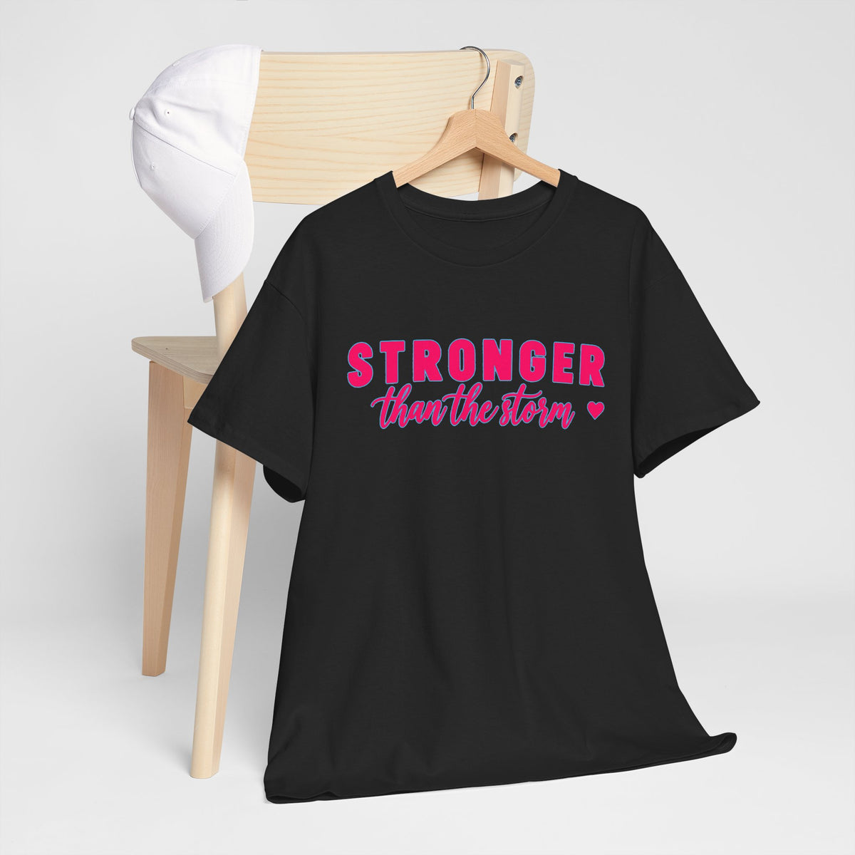 Stronger Than the Storm Tee - Inspirational Women's Resilience T-Shirt