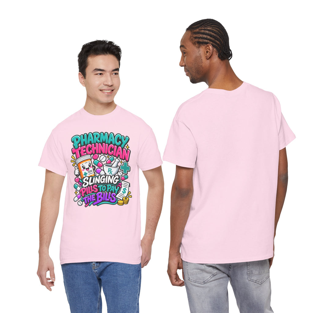 Pharmacy Technician T‑Shirt — "Slinging Pills to Pay the Bills" Graphic Tee
