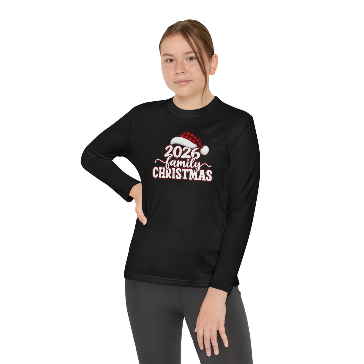 2026 Family Christmas Youth Long Sleeve Tee