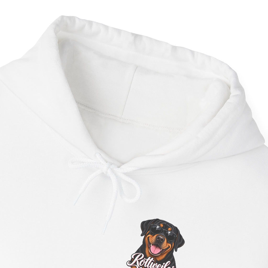 Rottweiler Mama Hoodie — Cute Rottie Portrait Pullover for Dog Moms
