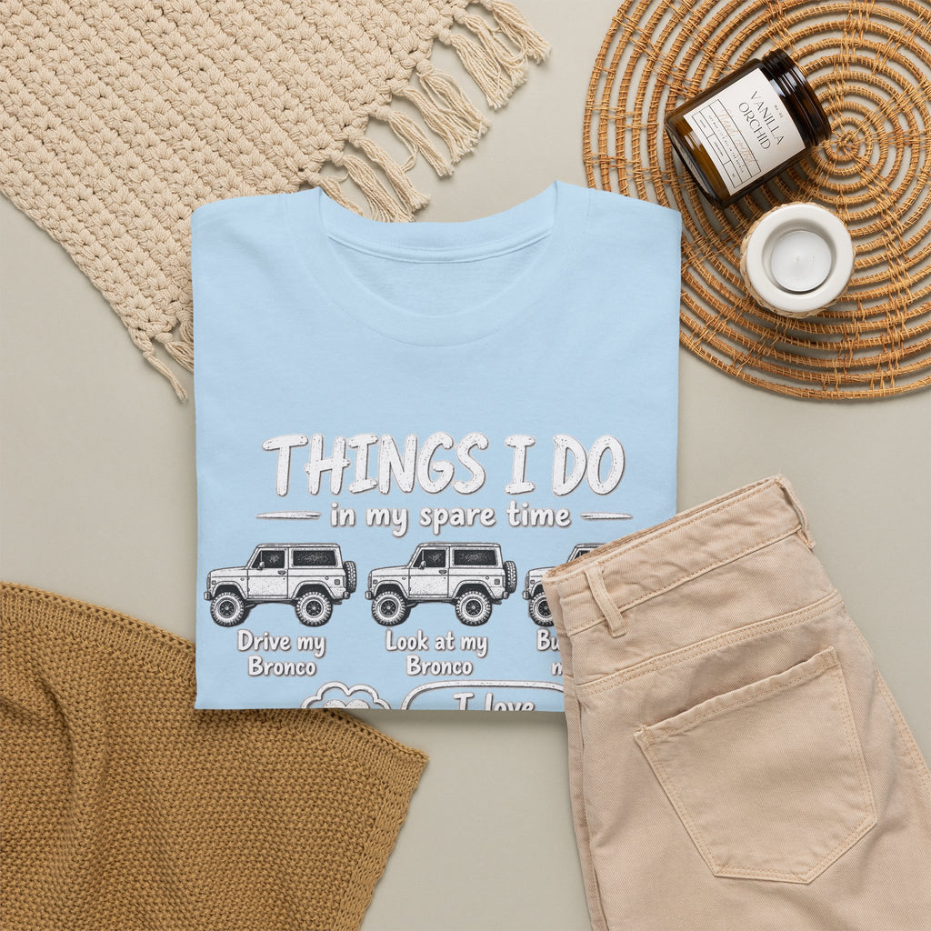 T‑Shirt — "Things I Do in My Spare Time" Jeep Lover Graphic Tee