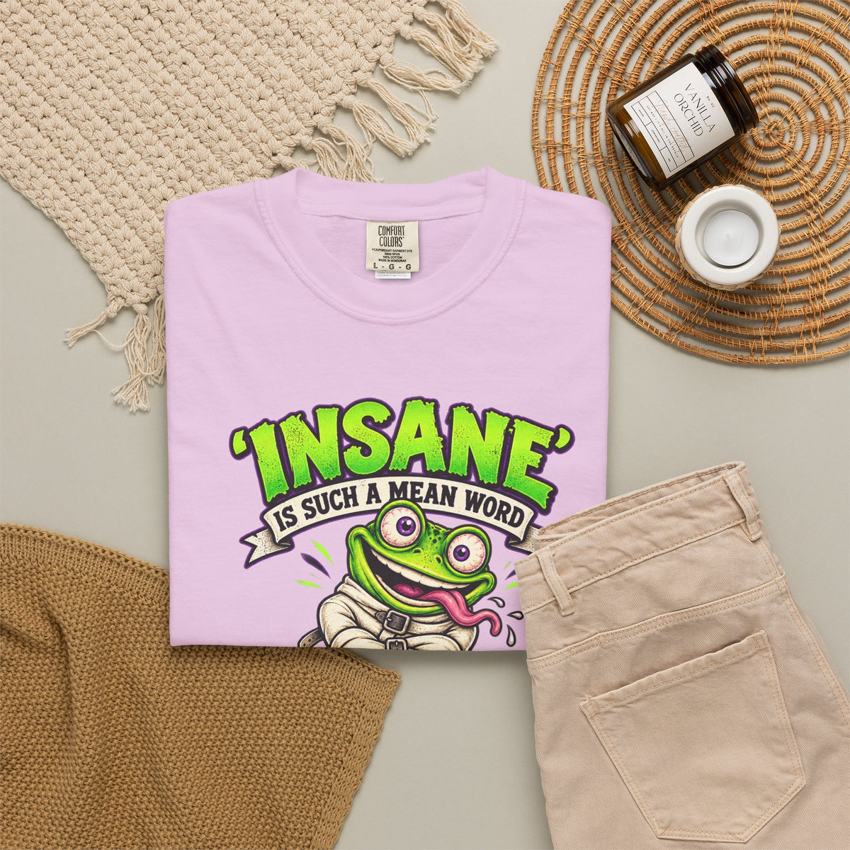 Insane? I Prefer Mentally Creative — Graphic T-Shirt