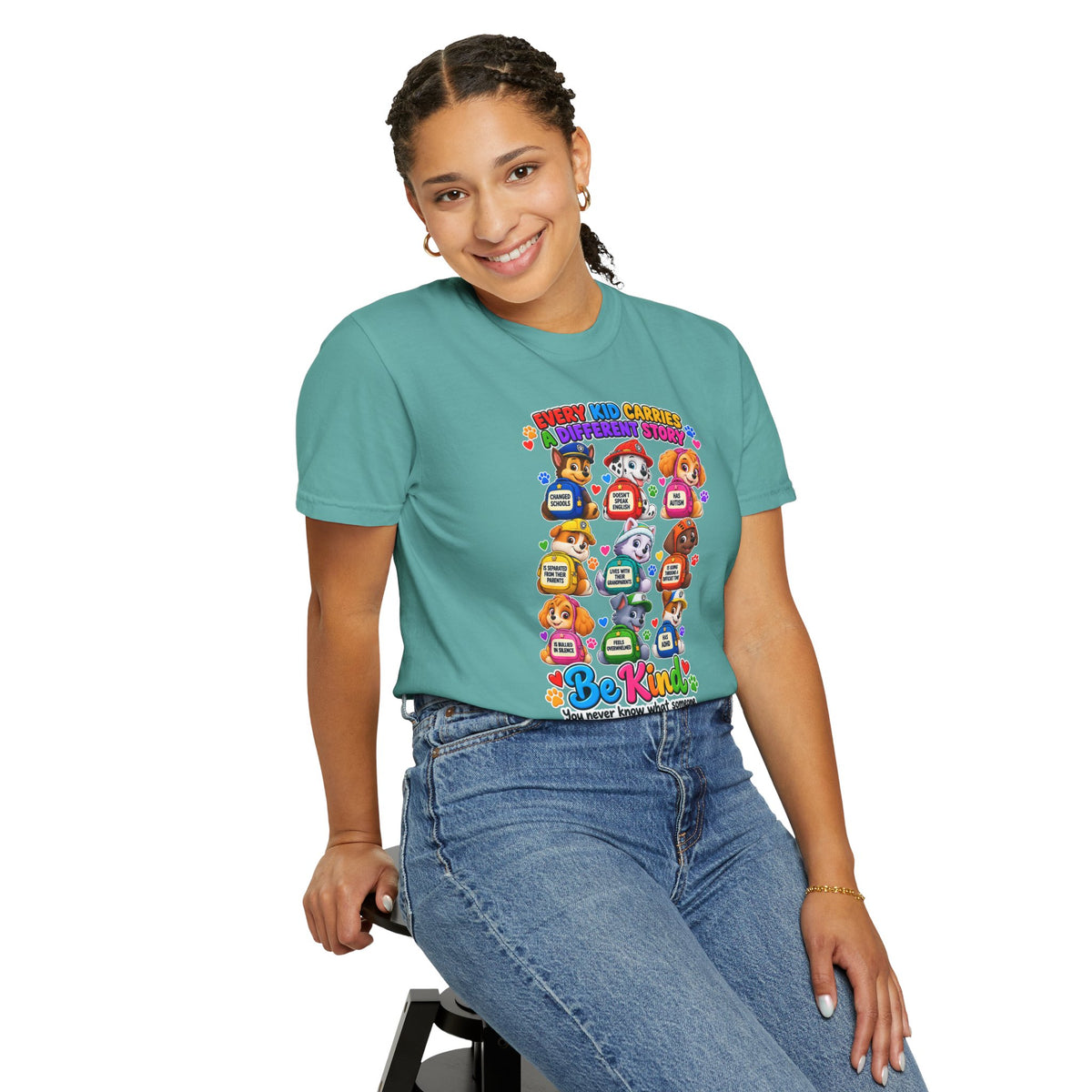Be Kind Every Kid Carries Inspirational T-Shirt