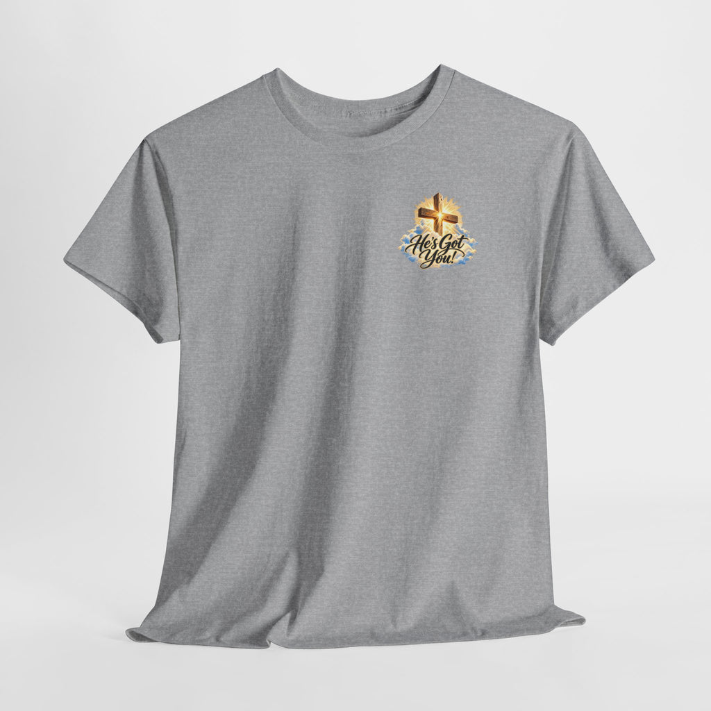 Don't Overthink It He's Got You Tee — Christian Cross Inspirational T‑Shirt