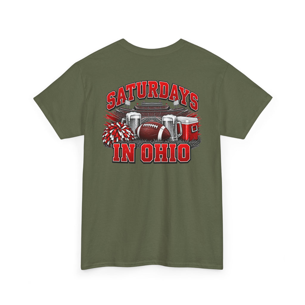 T-Shirt — Saturdays in Ohio Football & Tailgate Tee