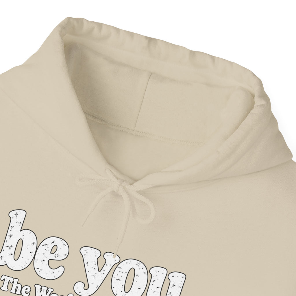 “Hey You, The World Will Adjust” Inspirational Hoodie