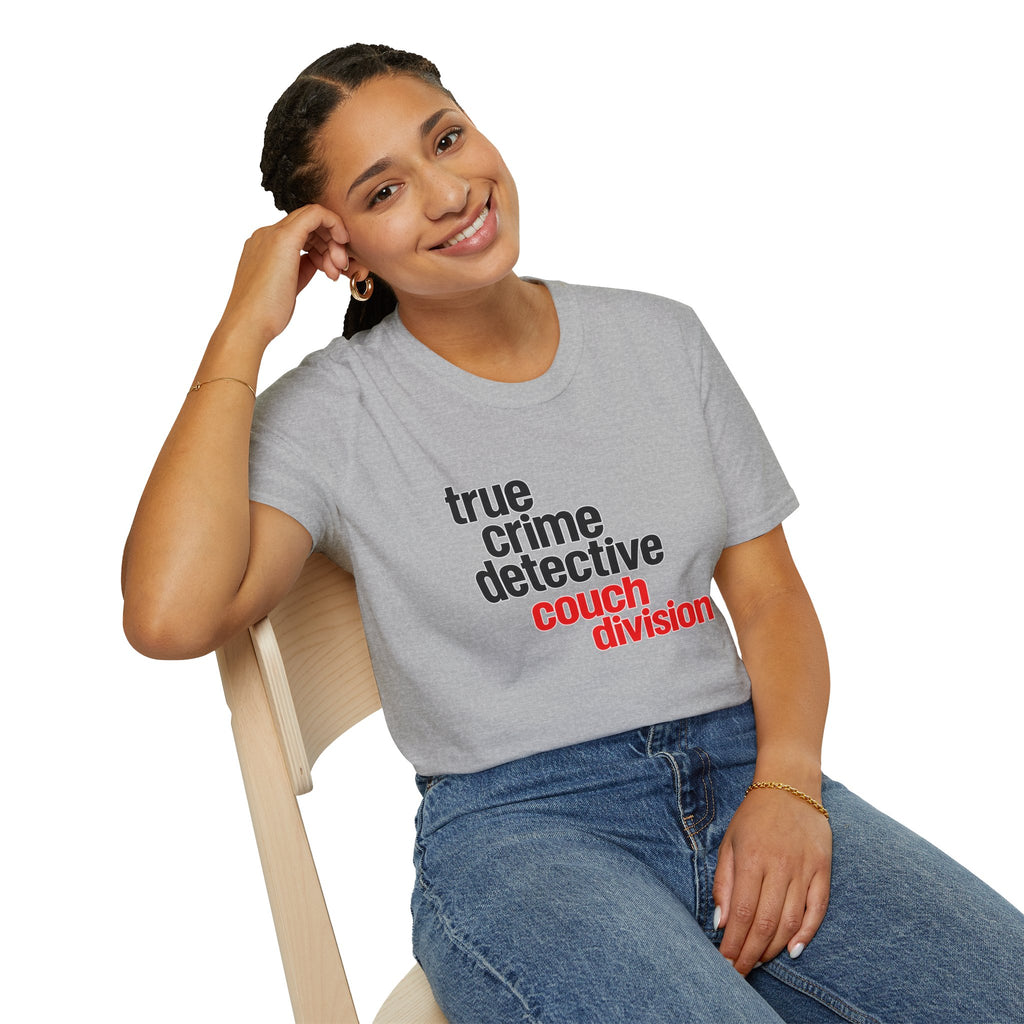 True Crime Detective Couch Division T-Shirt