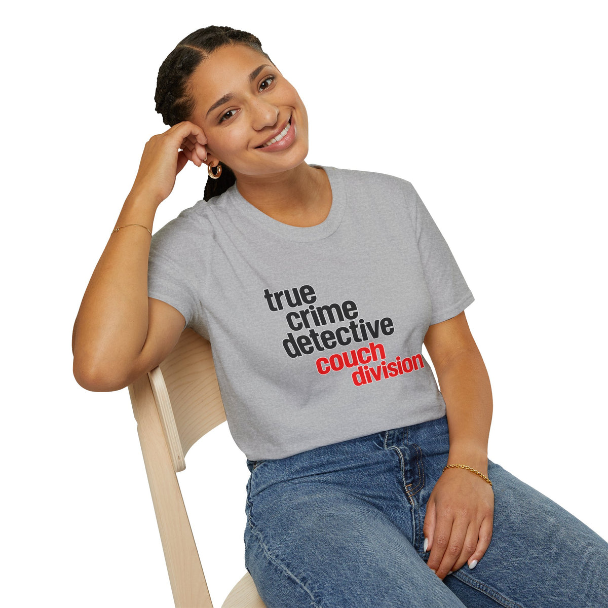 True Crime Detective Couch Division T-Shirt