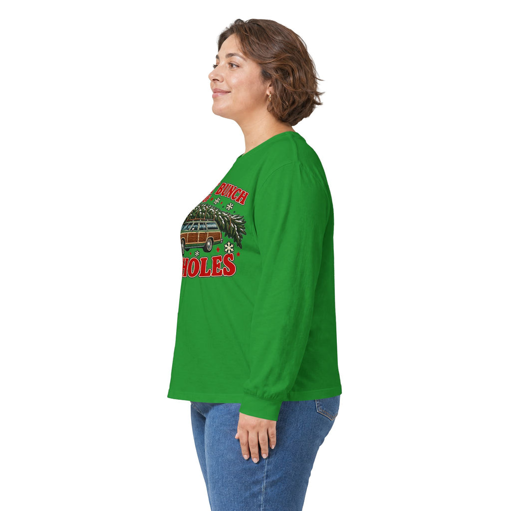 Jolliest Bunch of Assholes Christmas Long Sleeve Tee