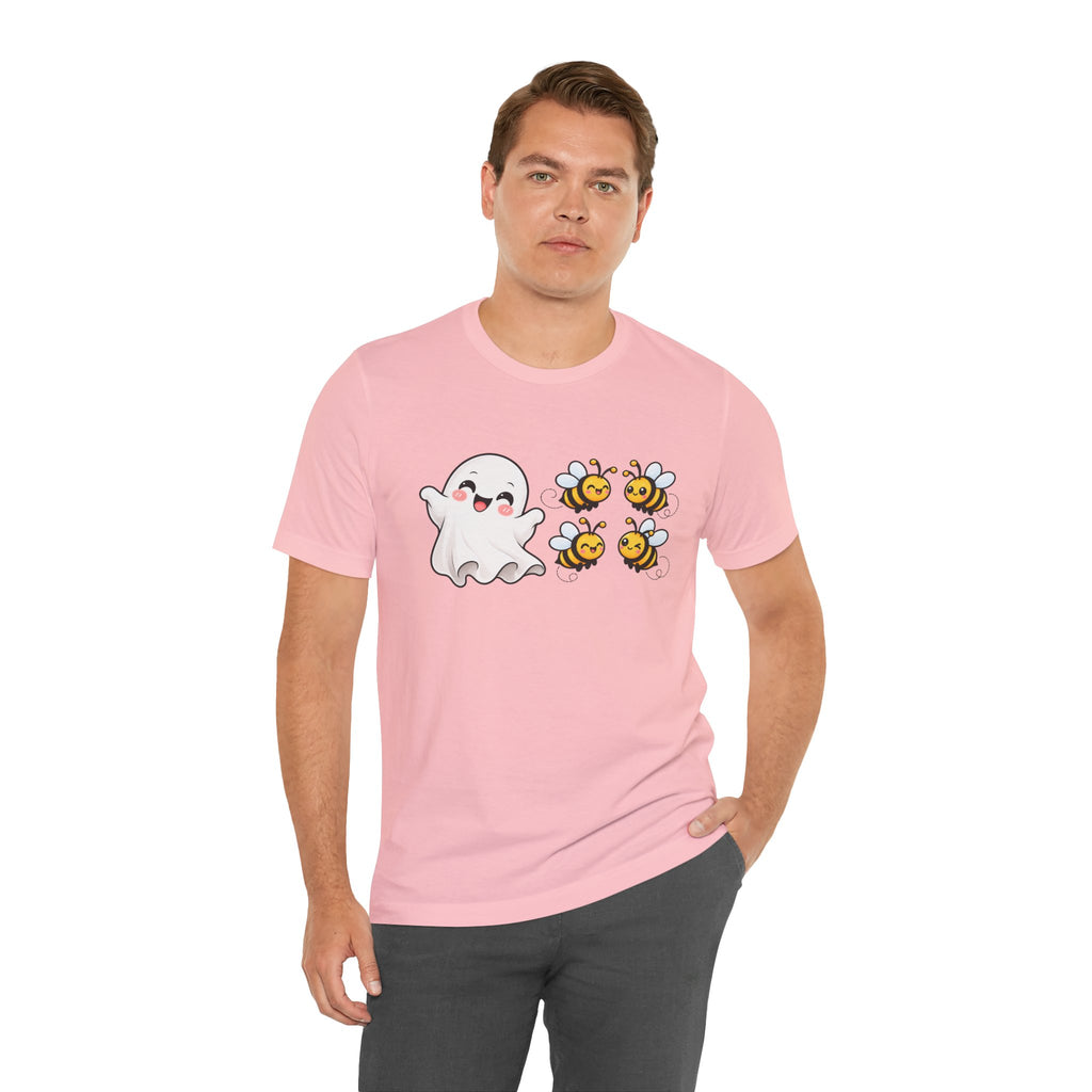 Boo & Bees Halloween Tee – Cute Ghost & Bee Shirt | Spooky Season Must-Have