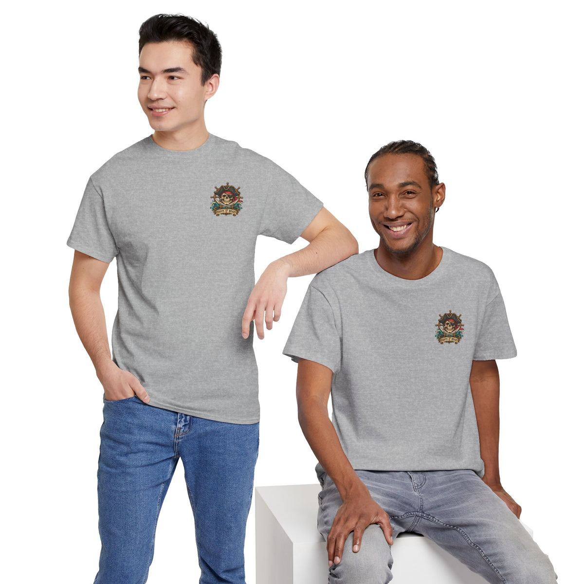 Pirate Skull Tee — "I Was a Pirate" Nautical Skull, Water • Alcohol • Booty • Boats Graphic T‑Shirt