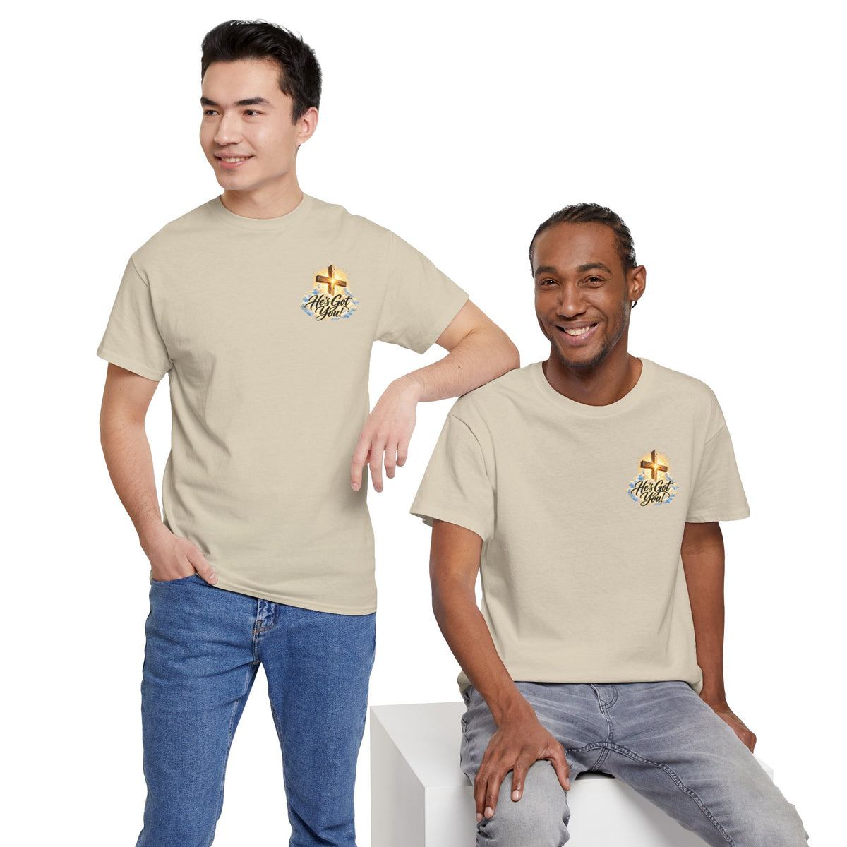 Don't Overthink It He's Got You Tee — Christian Cross Inspirational T‑Shirt