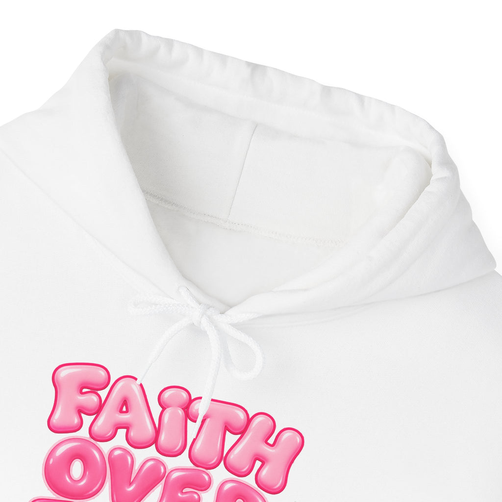 Faith Over Fear Inspirational Hoodie