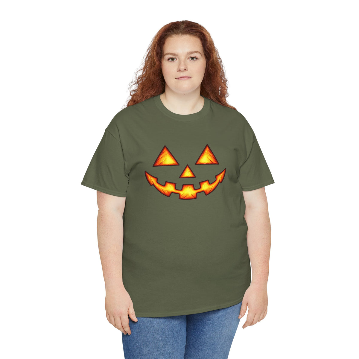 Halloween Jack-O'-Lantern Happy T-Shirt
