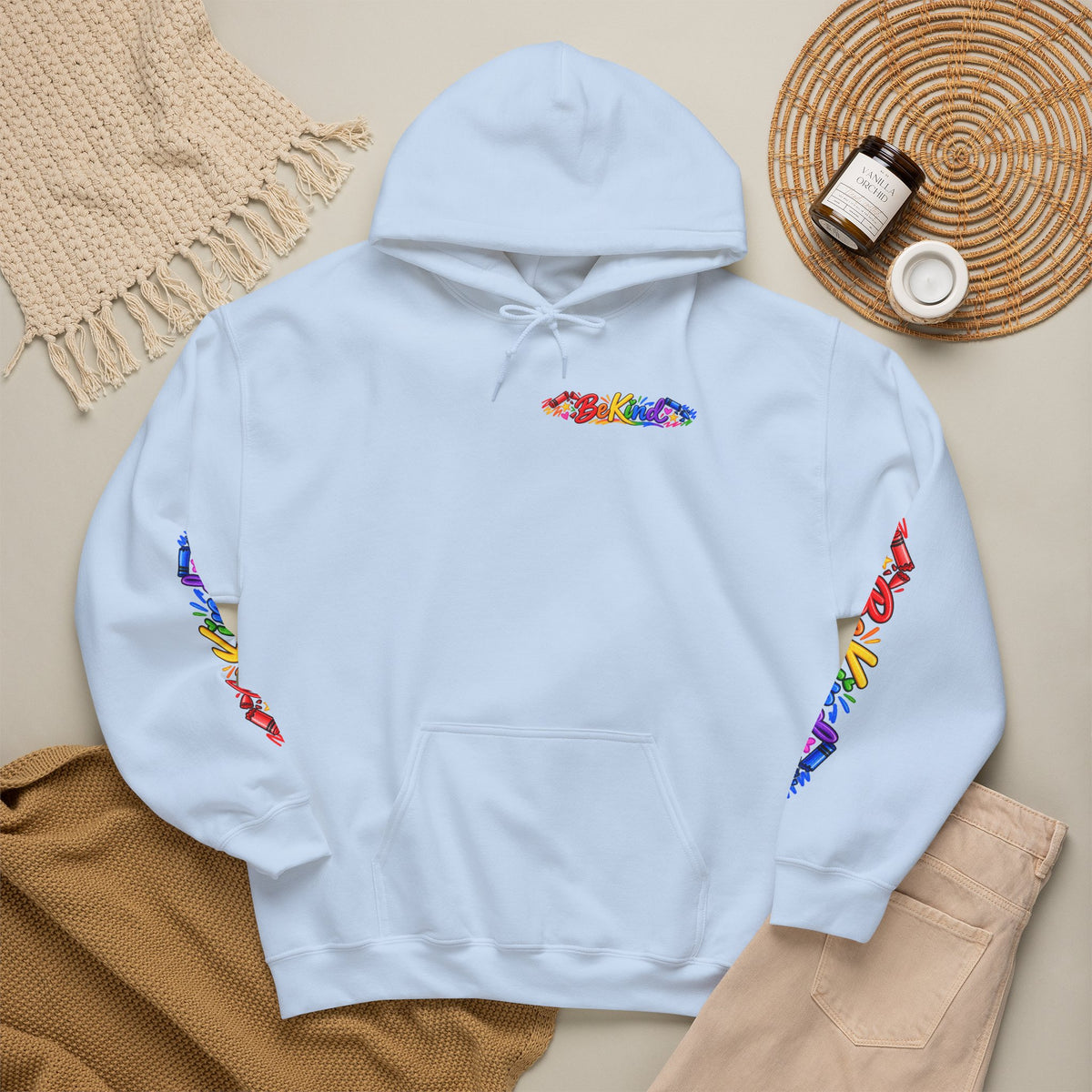 Broken Crayons Still Colorful Rainbow Art Hoodie