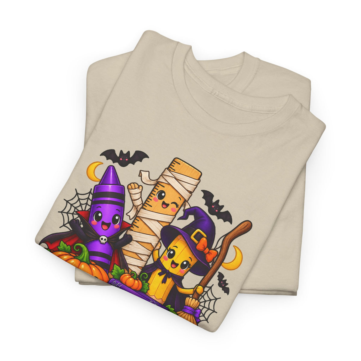 Halloween Teacher Tee — "What A Boo-tiful Day To Learn" Kids' Classroom Shirt