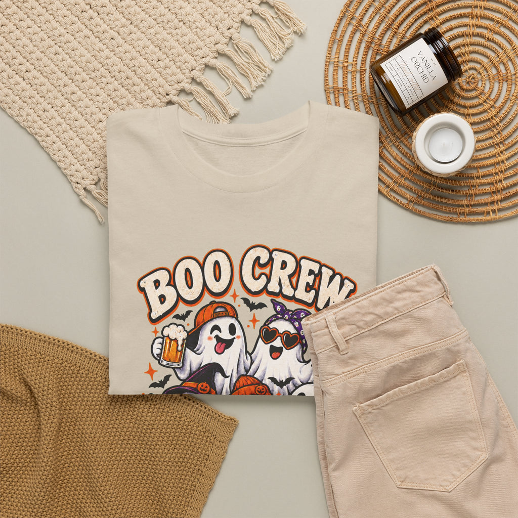 Boo Crew Halloween T-Shirt — “Most Likely to Get Sheet Faced” Funny Ghost Party Tee