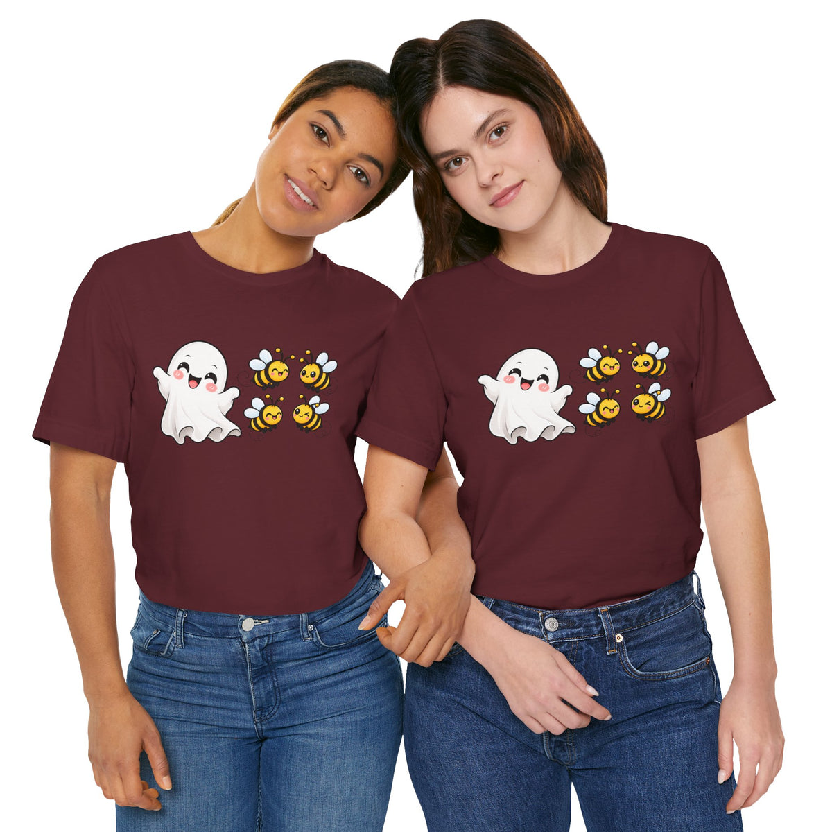 Boo & Bees Halloween Tee – Cute Ghost & Bee Shirt | Spooky Season Must-Have