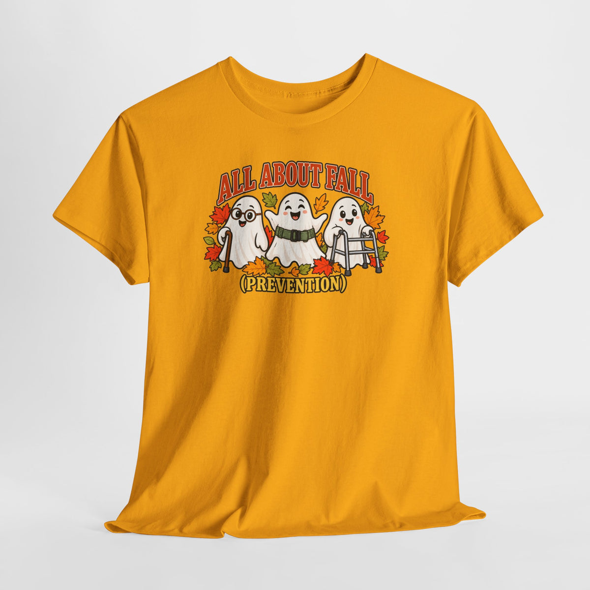 All About Fall (Prevention) Ghost Tee — Cute Halloween Autumn T-Shirt