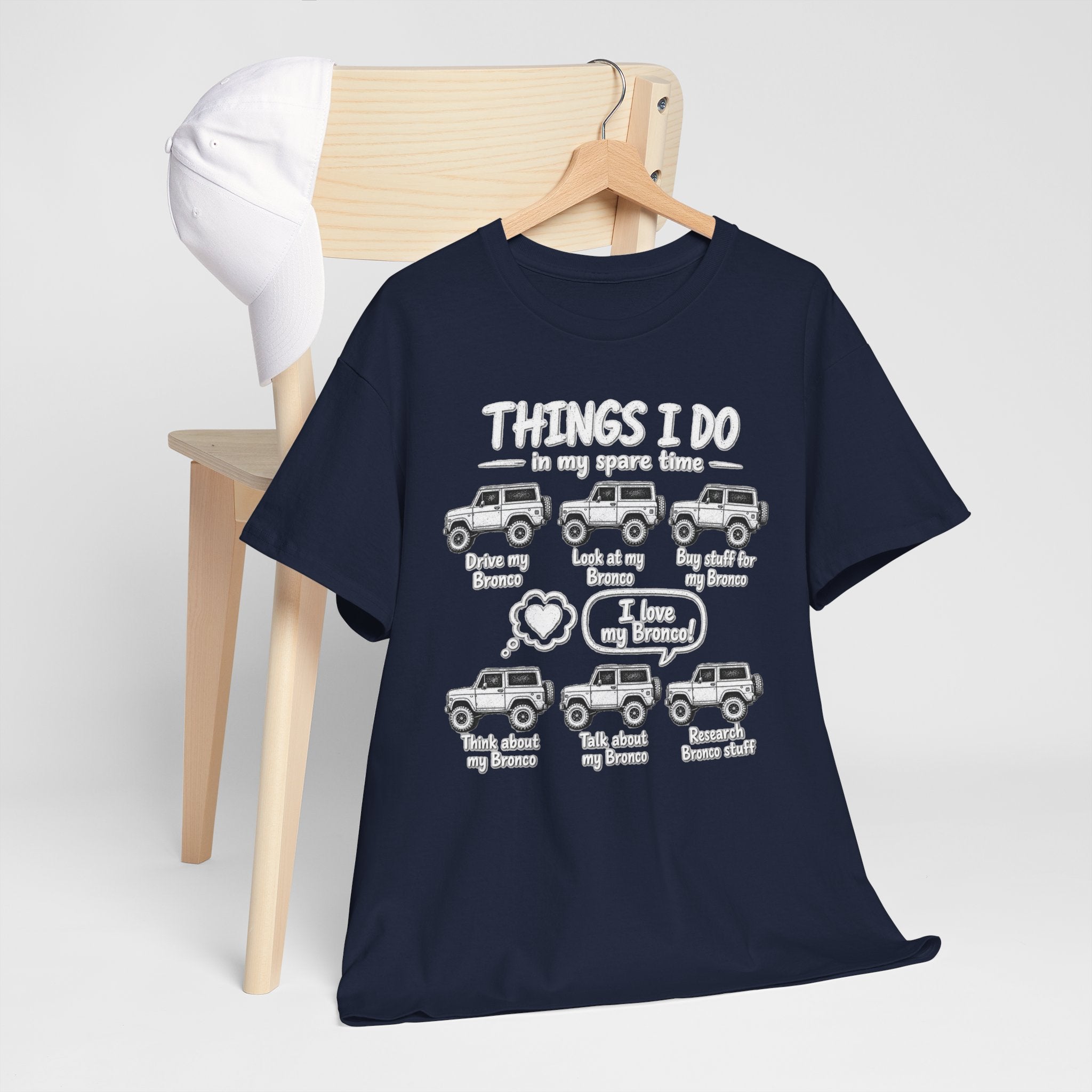 T‑Shirt — "Things I Do in My Spare Time" Jeep Lover Graphic Tee