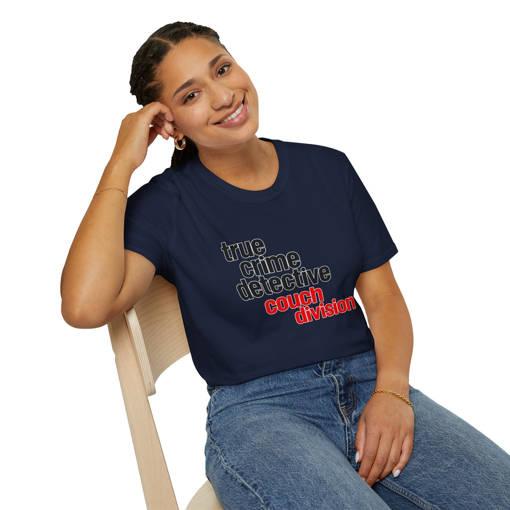 True Crime Detective Couch Division T-Shirt