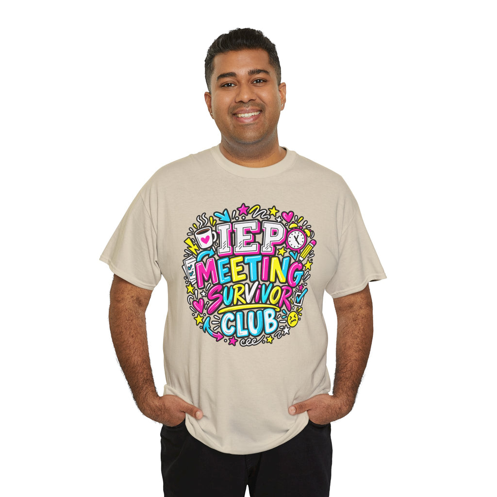 Video Meeting Survivor Club T-Shirt — Funny Remote Work Tee