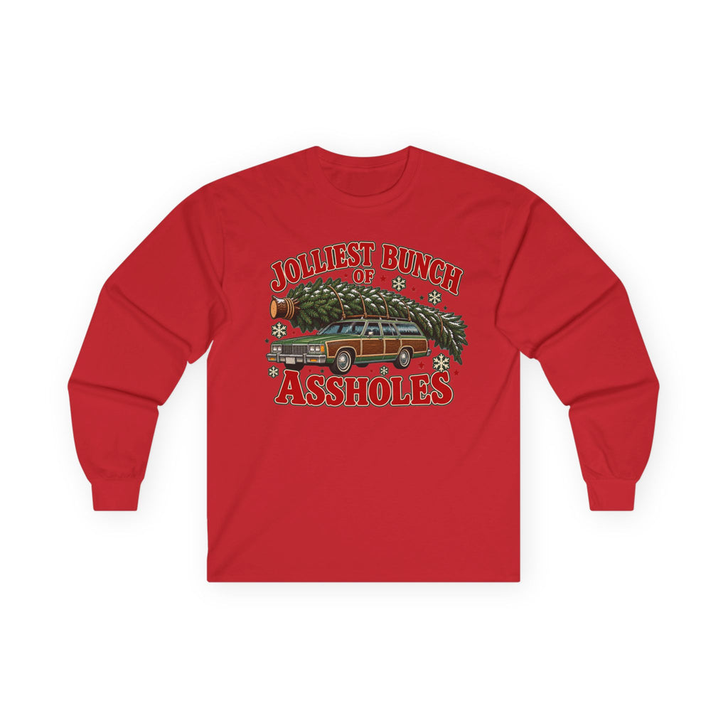 Jolliest Bunch of Assholes Christmas Long Sleeve Tee