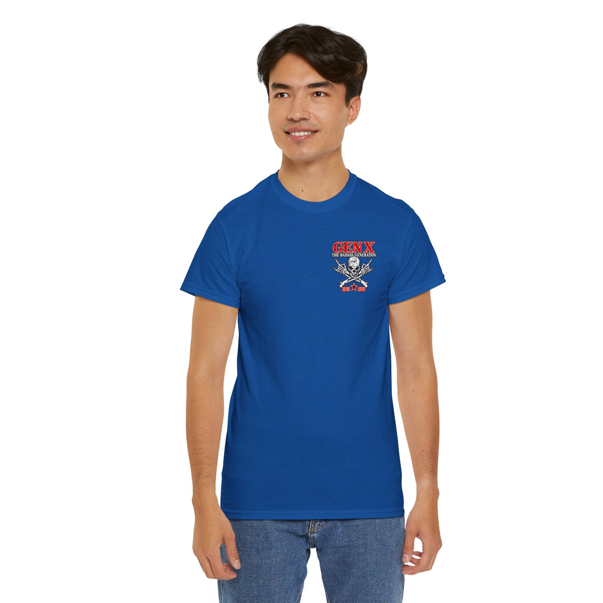 Gen X T‑Shirt — "The Badass Generation" Skull & Crossbones Retro Tee