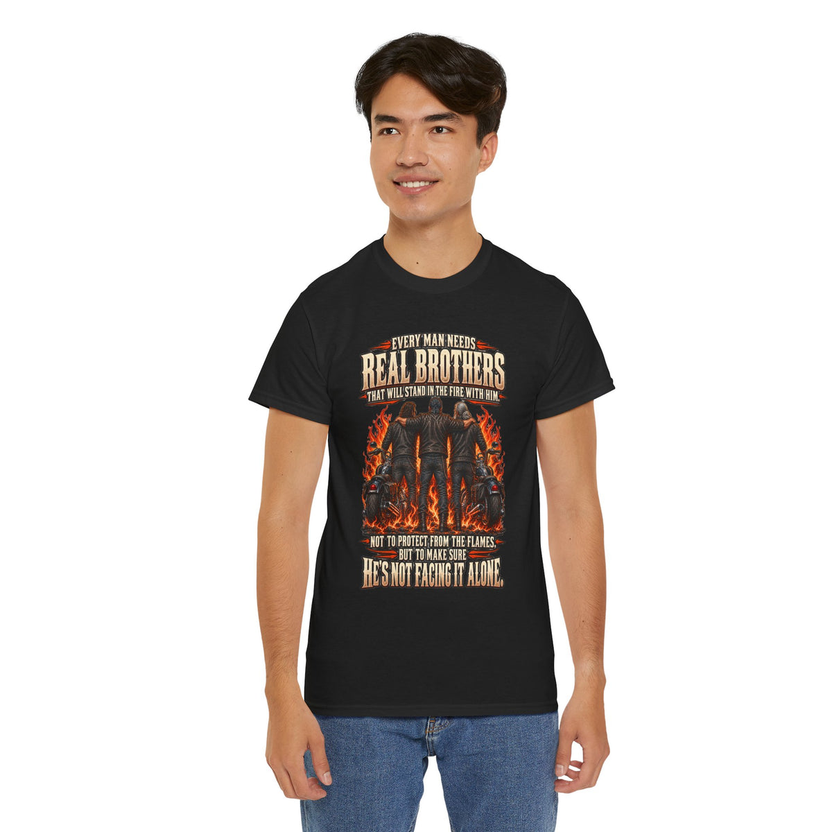 Real Brothers Graphic T-Shirt – Brotherhood and Strength