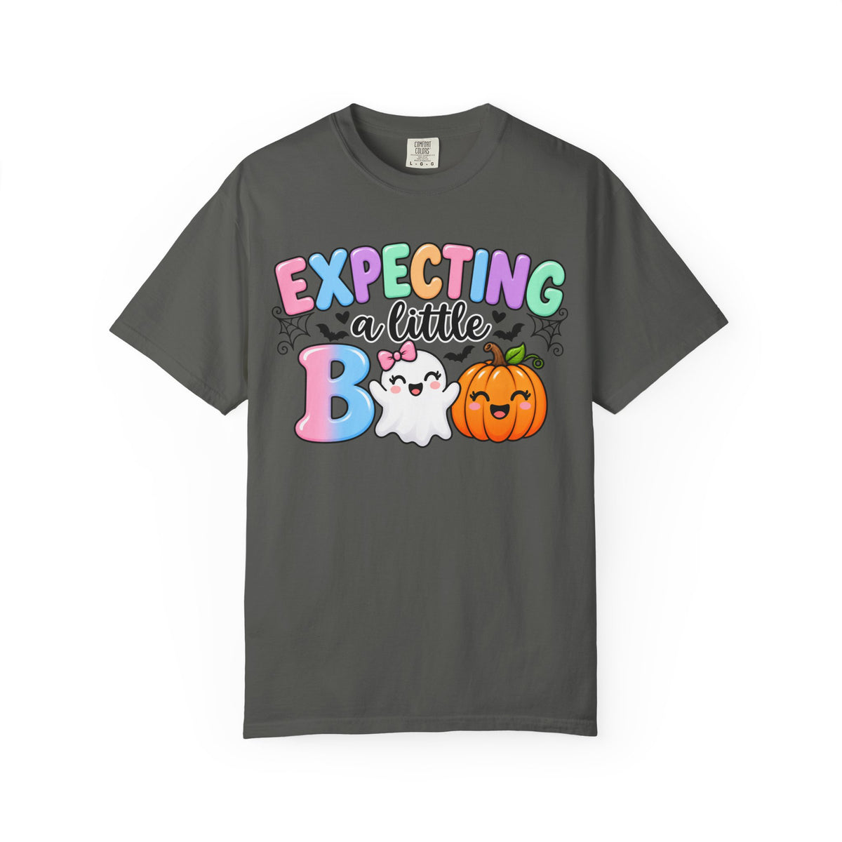 Expecting a Little Boo Maternity T-Shirt — Cute Halloween Pregnancy Tee