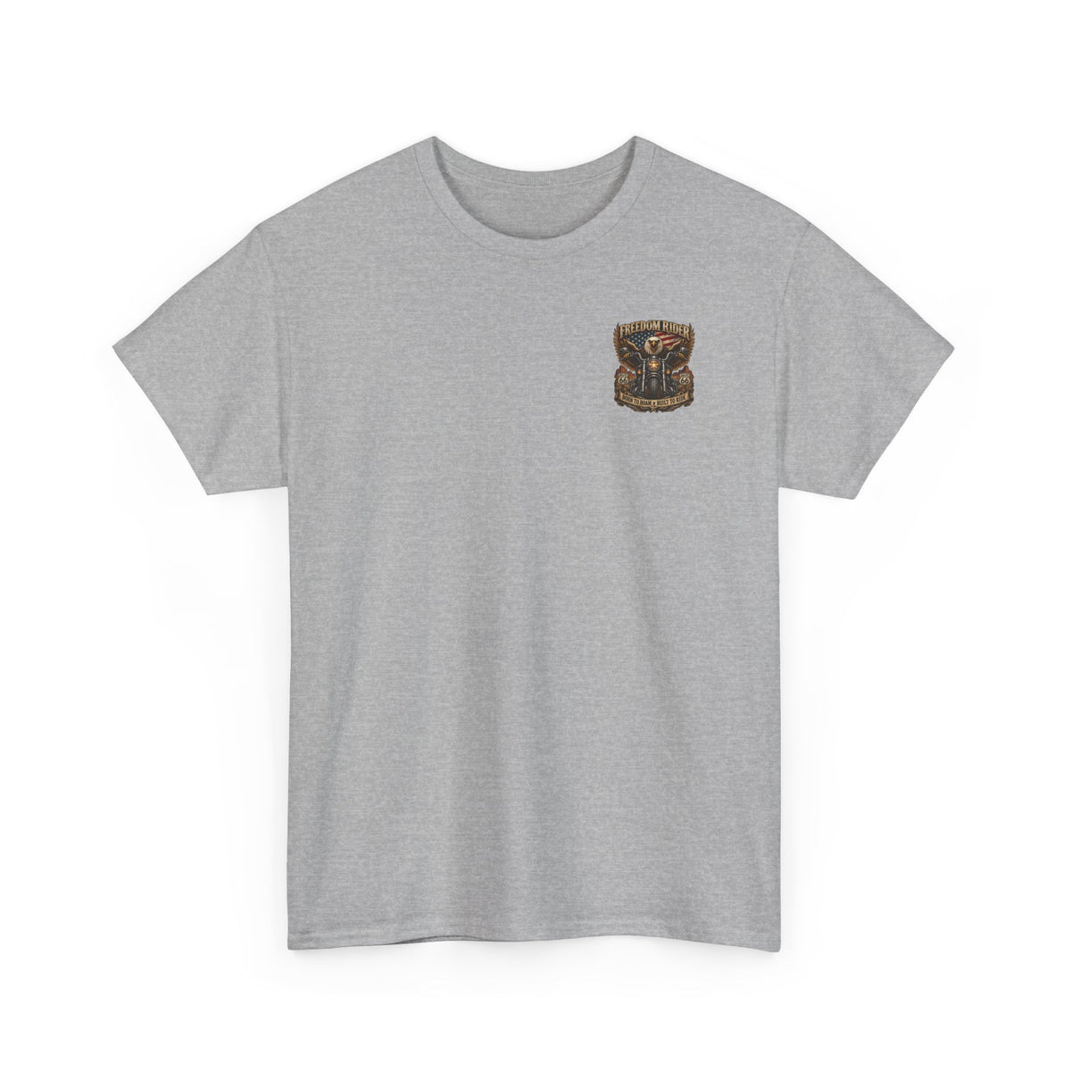 Freedom Rider Motorcycle T‑Shirt — Born to Roam Vintage Biker Tee