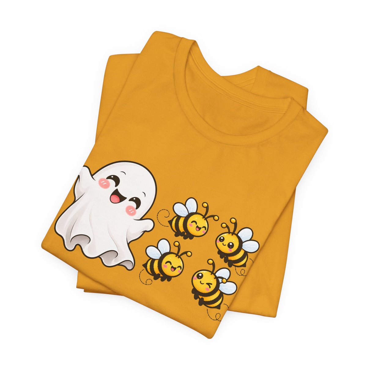 Boo & Bees Halloween Tee – Cute Ghost & Bee Shirt | Spooky Season Must-Have
