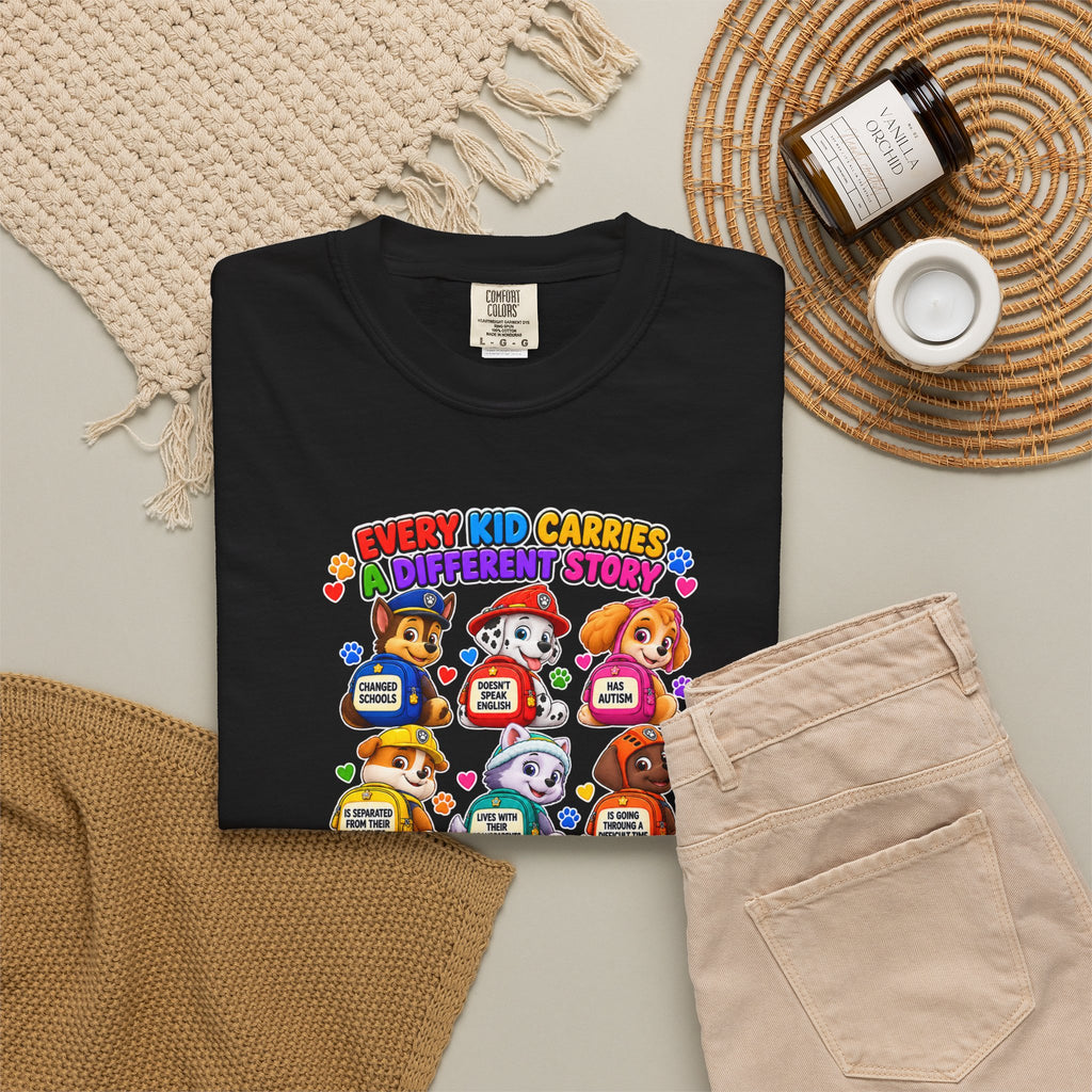 Be Kind Every Kid Carries Inspirational T-Shirt